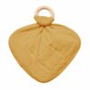 Lovey in Marigold with Wooden Teething Ring from Kyte BABY