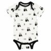 Kyte BABY Bodysuit in Black and White Zen