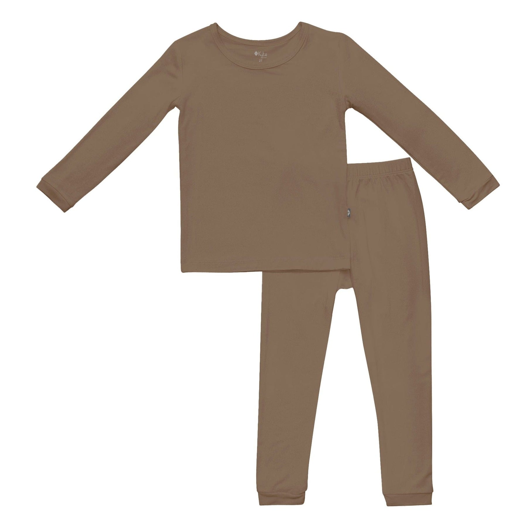 Kyte BABY Toddler Pajama Set in Coffee – Blossom