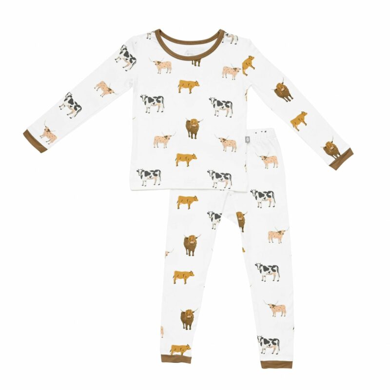 Kyte BABY Toddler Pajama Set in Moo