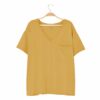Women’s Relaxed Fit V-Neck in Marigold from Kyte BABY