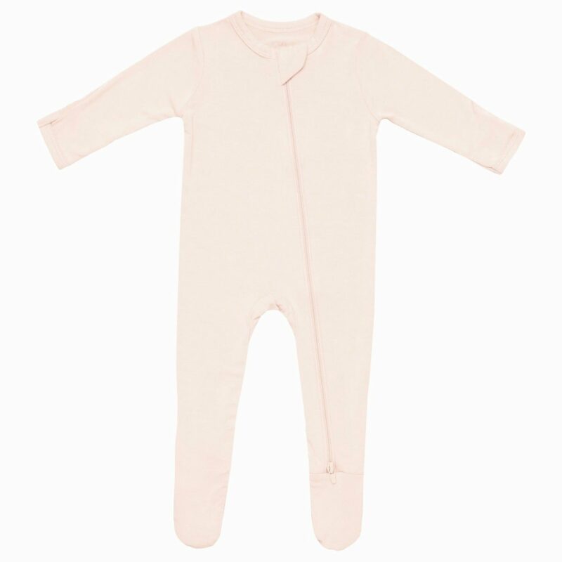 Kyte BABY Zippered Footie in Porcelain