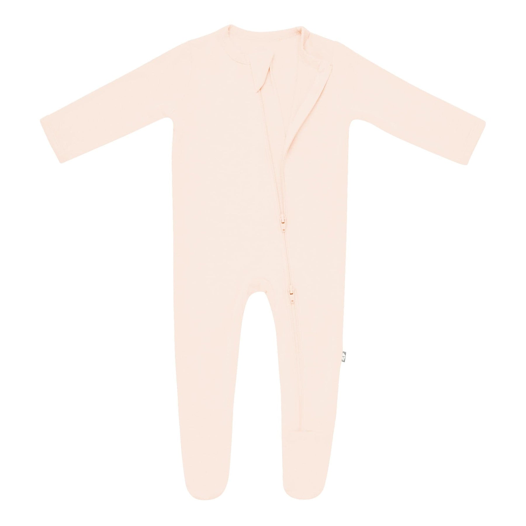 Kyte Baby Zippered Footie - Porcelain Kyte Baby Zippered Footie - Porcelain