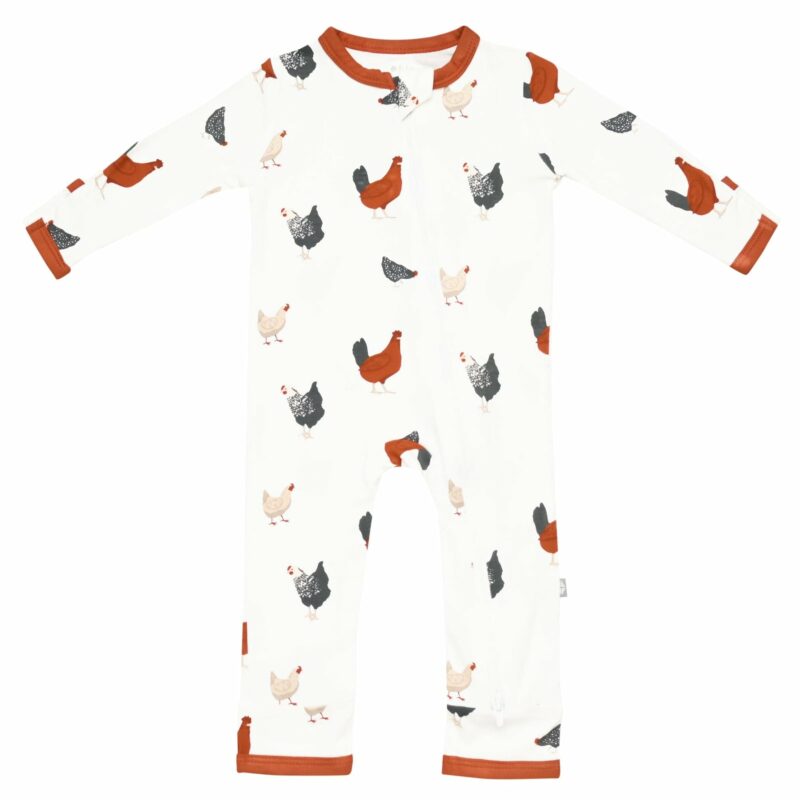 Kyte BABY Zippered Romper in Chick