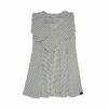 Sweet Bamboo Yacht Stripe White Bamboo Swirly Dress