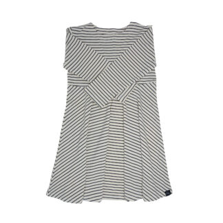 Sweet Bamboo Yacht Stripe White Bamboo Swirly Dress