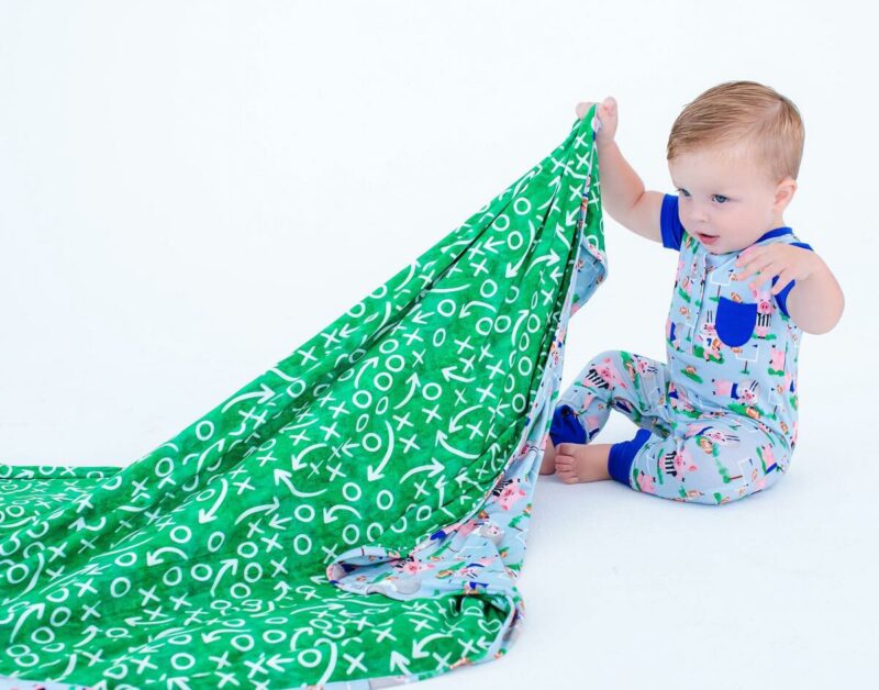 Nate Bamboo Viscose Toddler Birdie Blanket from Birdie Bean