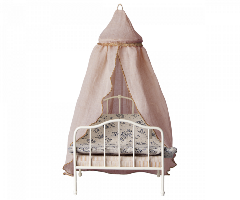 Maileg Miniature Bed Canopy in Rose