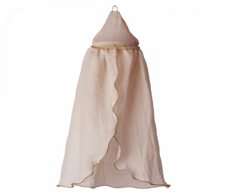 Miniature Bed Canopy in Rose from Maileg