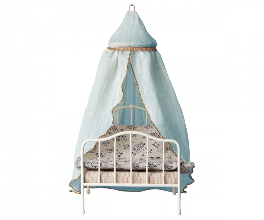 Maileg Miniature Bed Canopy in Mint