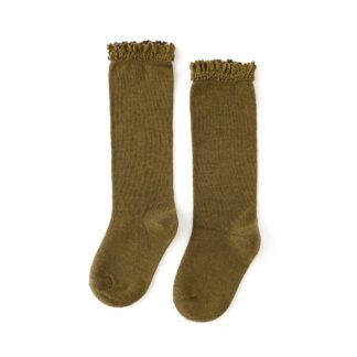 Little Stocking Co Fern Lace Top Knee High Socks