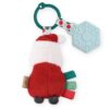Holiday Santa Itzy Pal Plush + Teether from Itzy Ritzy