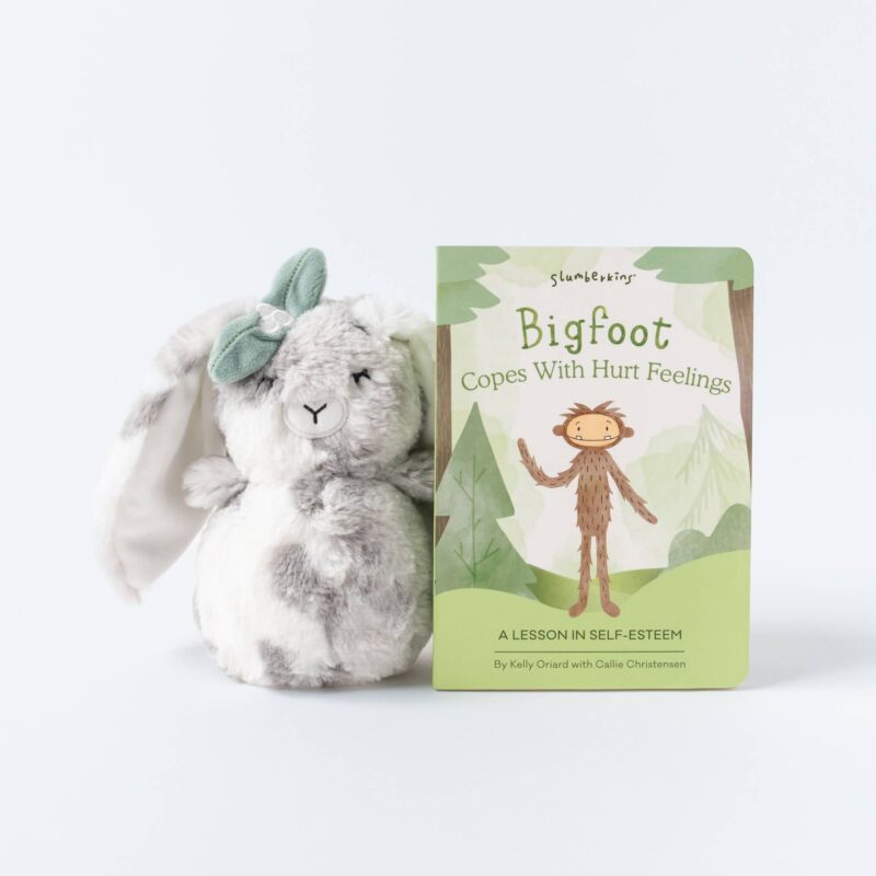 Slumberkins Snow Bunny Mini & Bigfoot Lesson Book