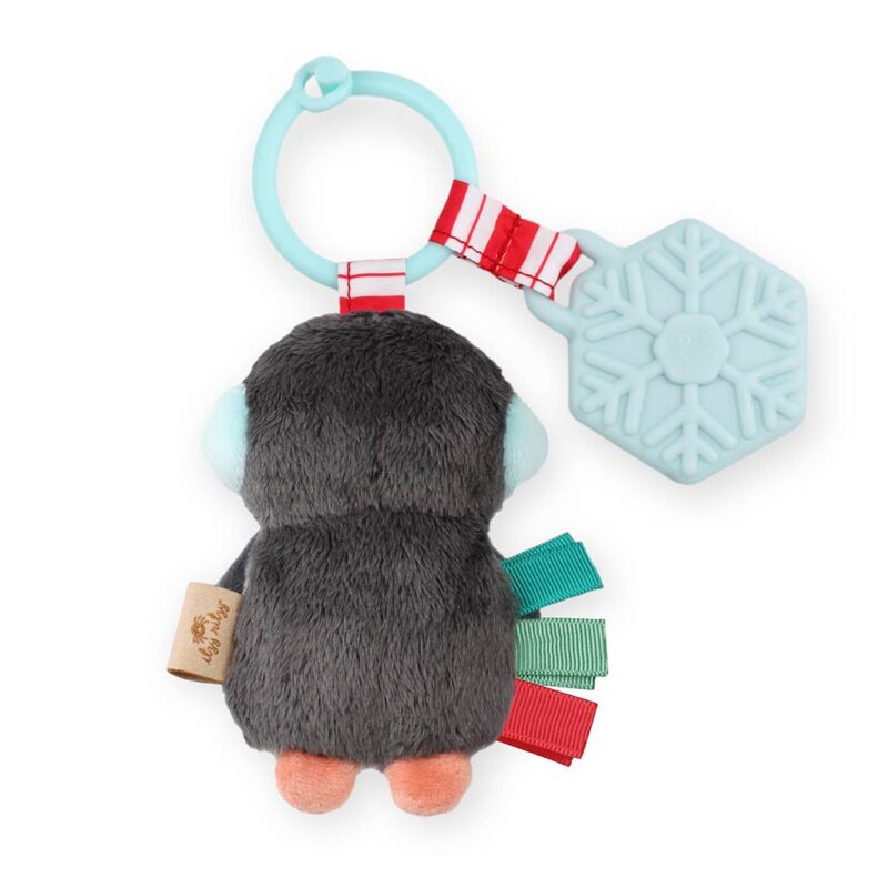 Holiday Penguin Itzy Pal Plush + Teether from Itzy Ritzy