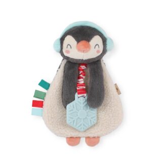 Itzy Ritzy Itzy Lovey Holiday Penguin Plush + Teether Toy