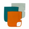 Copper Pearl Blaze Burp Cloth 3-Pack