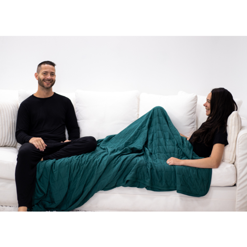Hanlyn Collective Emerald City Bamboo Viscose Quilted Family Dulcet Blanket