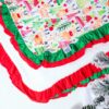 Clark Bamboo Viscose Ruffle Plush Throw Blanket from Birdie Bean