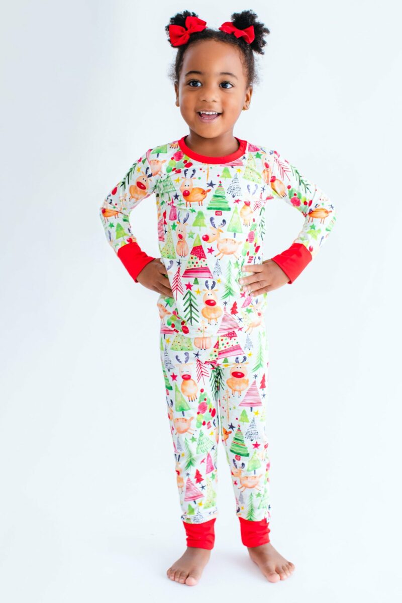 Birdie Bean Clark Bamboo Viscose Two-Piece Pajamas