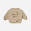 Rylee + Cru Relaxed Sweatshirt In Life Is Wonderful