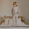 Organic Long Sleeve Pajama Set In North Pole from Rylee + Cru