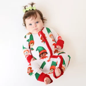 Romper_1_0c8e3bcc-2b05-47a9-9eee-0b7633399de1_1800x1800 Hanlyn Collective Santa's Little Helper Romper
