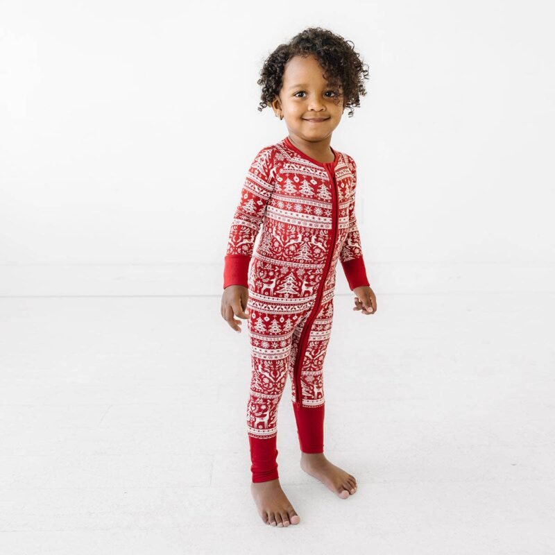 Reindeer Cheer Bamboo Viscose Zippy