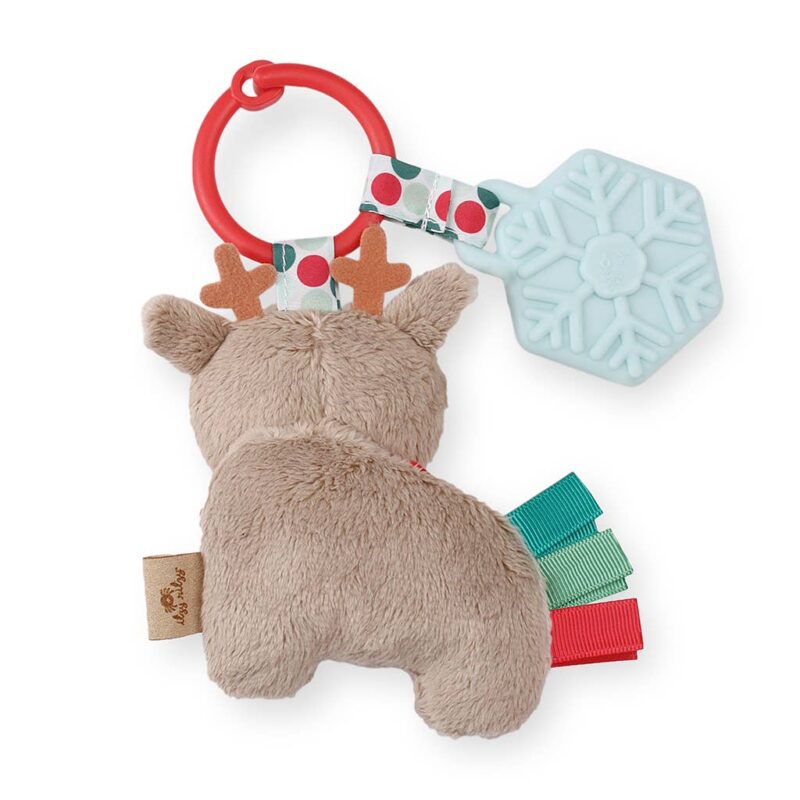Holiday Reindeer Itzy Pal Plush + Teether from Itzy Ritzy
