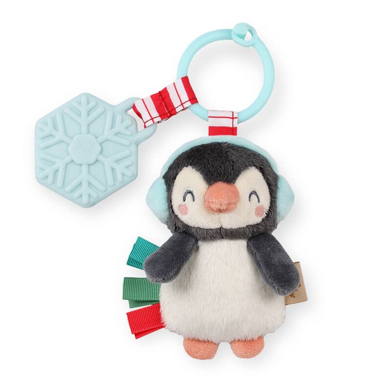 Itzy Ritzy Holiday Penguin Itzy Pal Plush + Teether