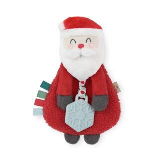 Itzy Ritzy Itzy Lovey Holiday Santa Plush + Teether Toy