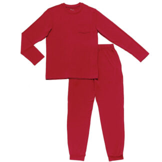 Kyte BABY Men's Jogger Set in Cardinal