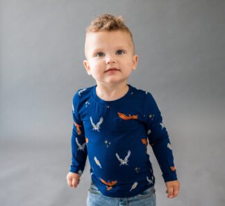 Kyte BABY Long Sleeve Toddler Tee in Flight