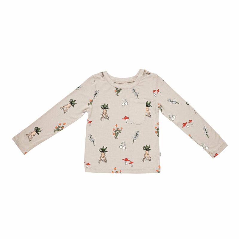 Long Sleeve Toddler Tee in Herbology from Kyte BABY