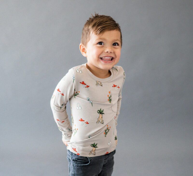 Kyte BABY Long Sleeve Toddler Tee in Herbology