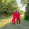 Kyte BABY Women's Jogger Pajama Set in Cardinal