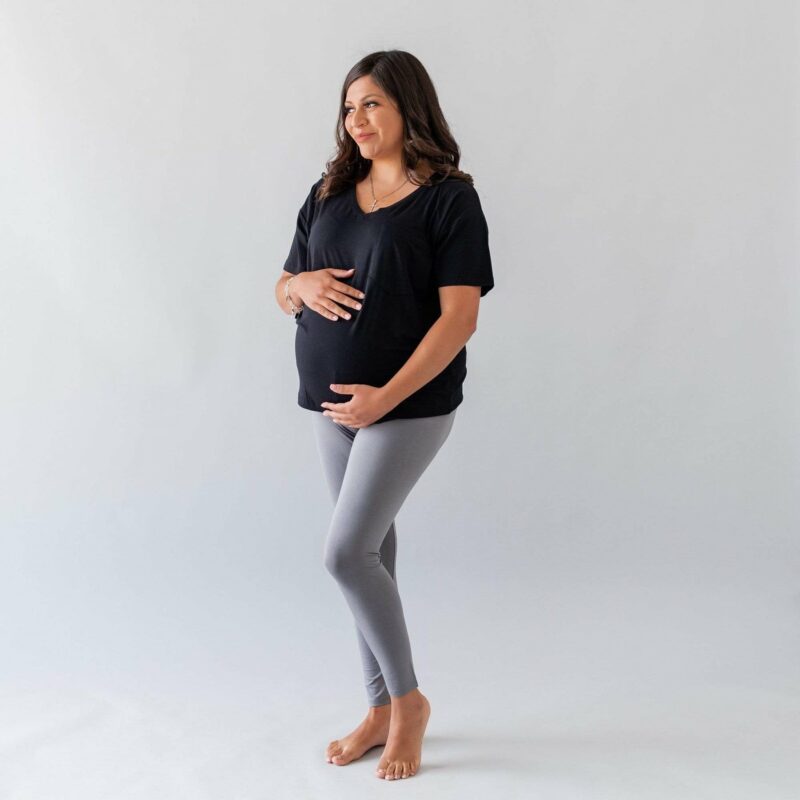 Women's V-Neck in Midnight from Kyte BABY