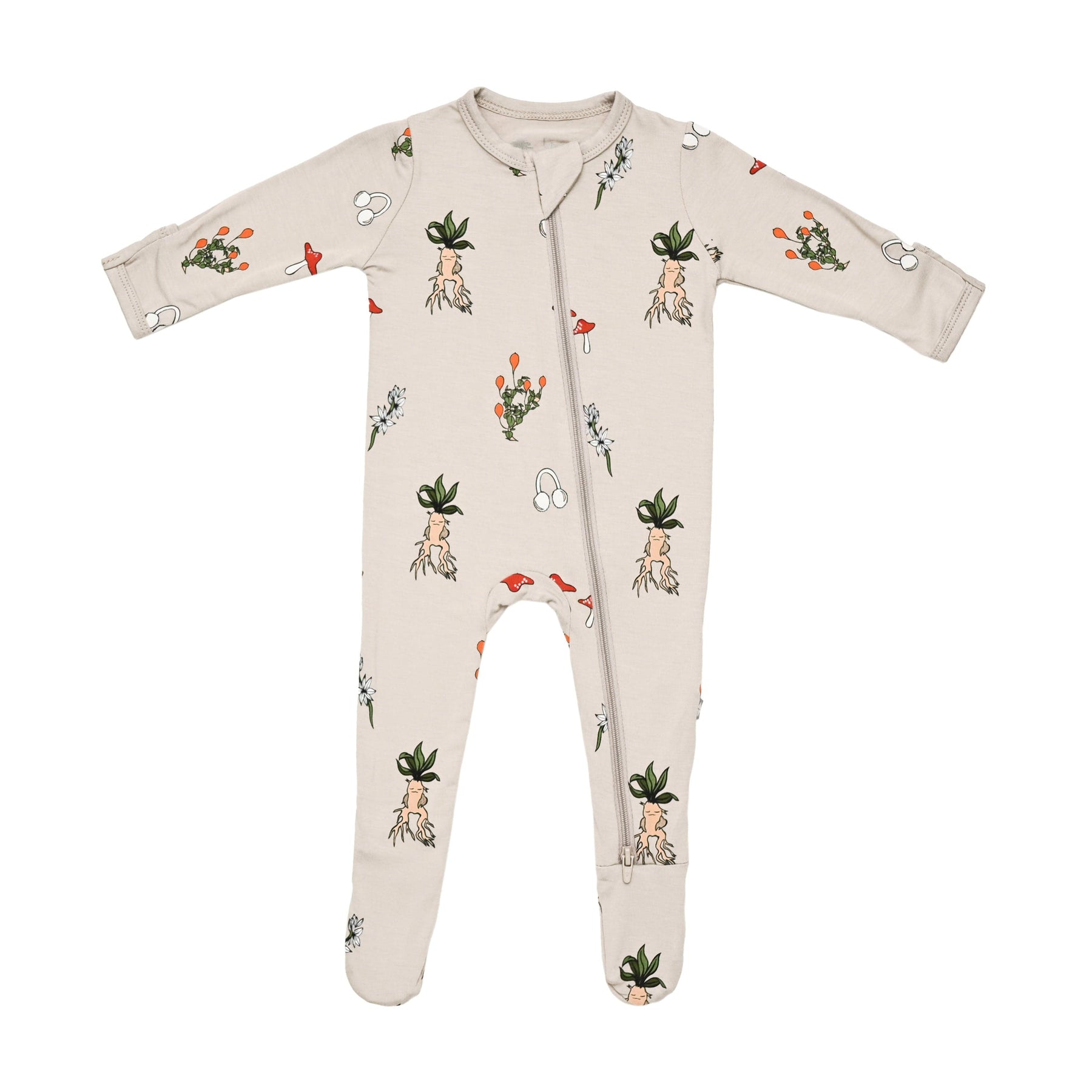 thumbnail image 2 of KYTE BABY Footie Pajamas - Bamboo Rayon Zip-Up Sleepers With Dual Zipper (Newborn To 24 Months) 2 of 14