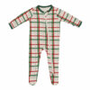 Kyte BABY Zippered Footie in Hunter Plaid