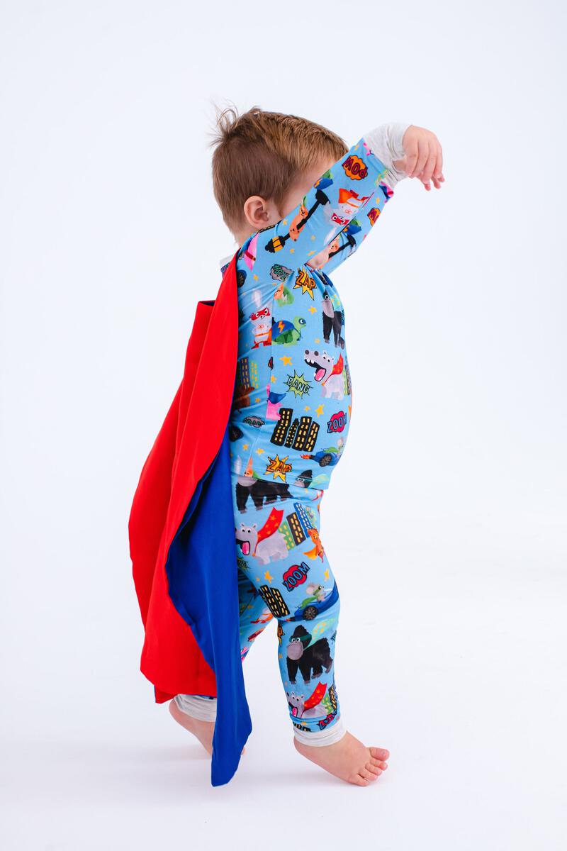 Baby sales superhero pajamas