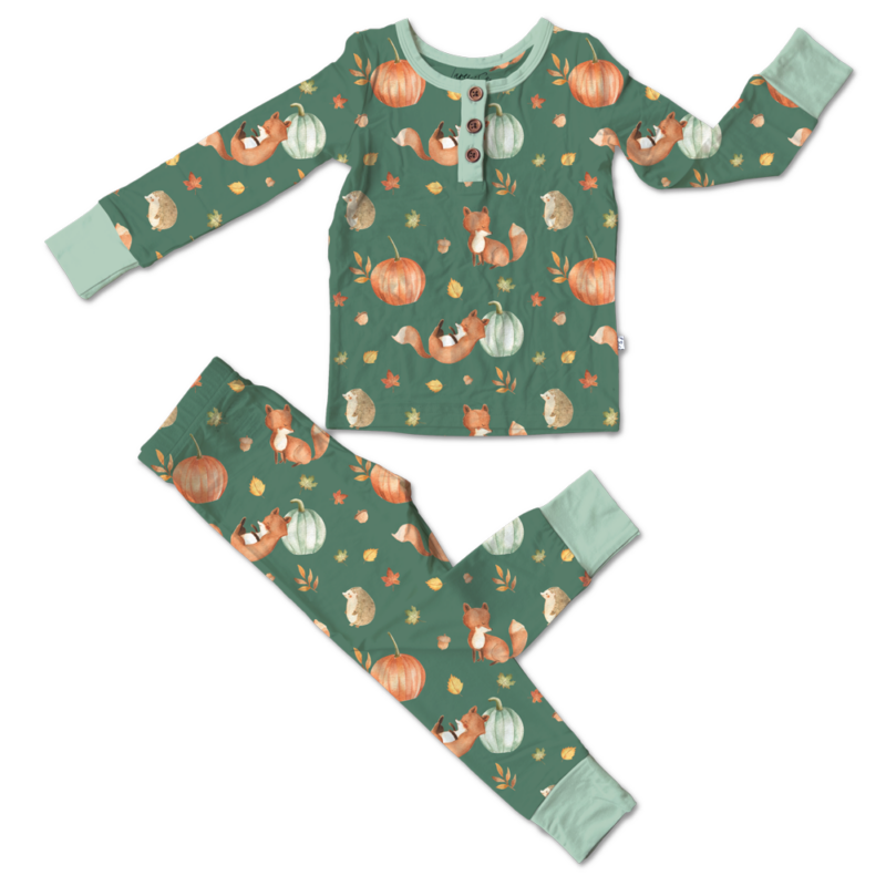 Green Fox Bamboo Viscose Two-Piece Long Sleeve Set