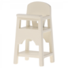 High Chair for Mouse in Off White from Maileg