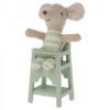 Maileg High Chair for Mouse in Mint