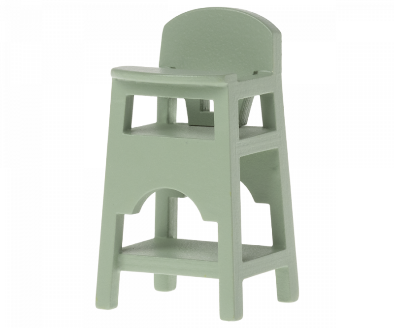 High Chair for Mouse in Mint from Maileg