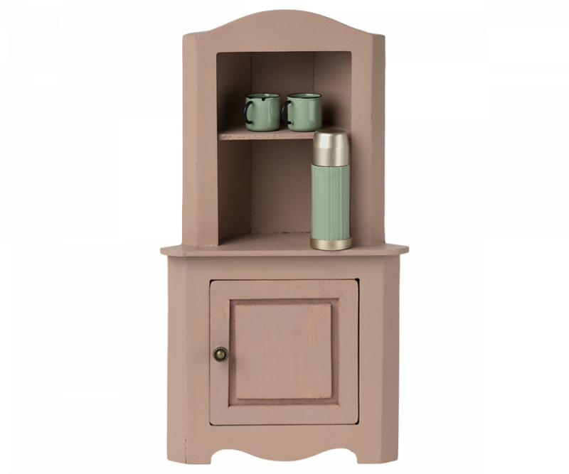 Miniature Corner Cabinet in Rose from Maileg