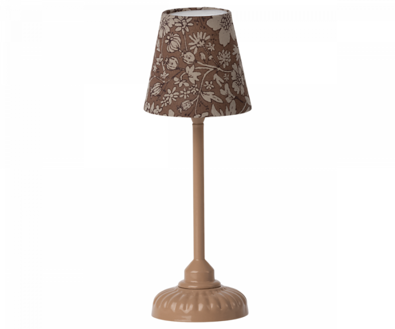 Maileg Vintage Floor Lamp in Dark Powder for Mouse