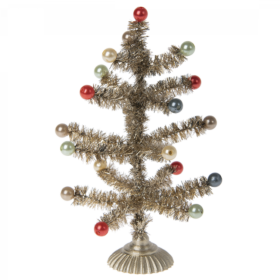 Maileg Christmas Tree in Gold for Mouse