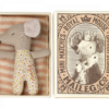 Baby Girl Mouse in Matchbox Rose from Maileg