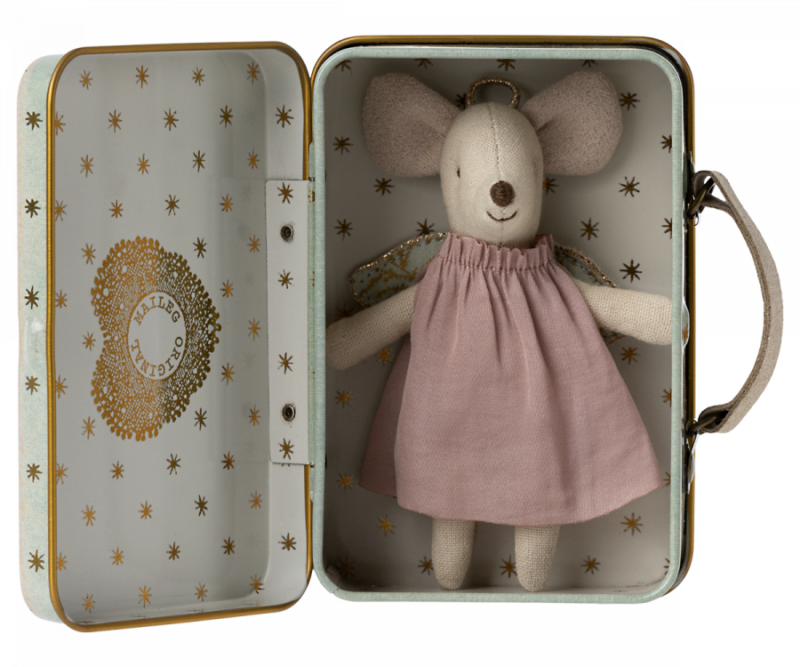 Angel Mouse in Suitcase from Maileg