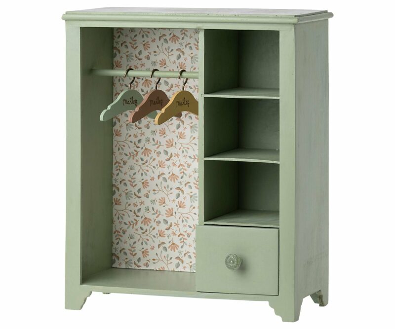 Wardrobe in Mint Green from Maileg