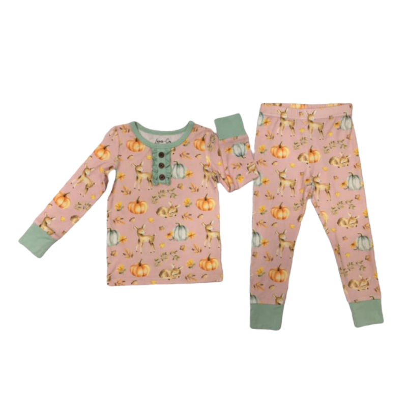 Pink Deer Bamboo Viscose Two-Piece Long Sleeve Set available at Blossom